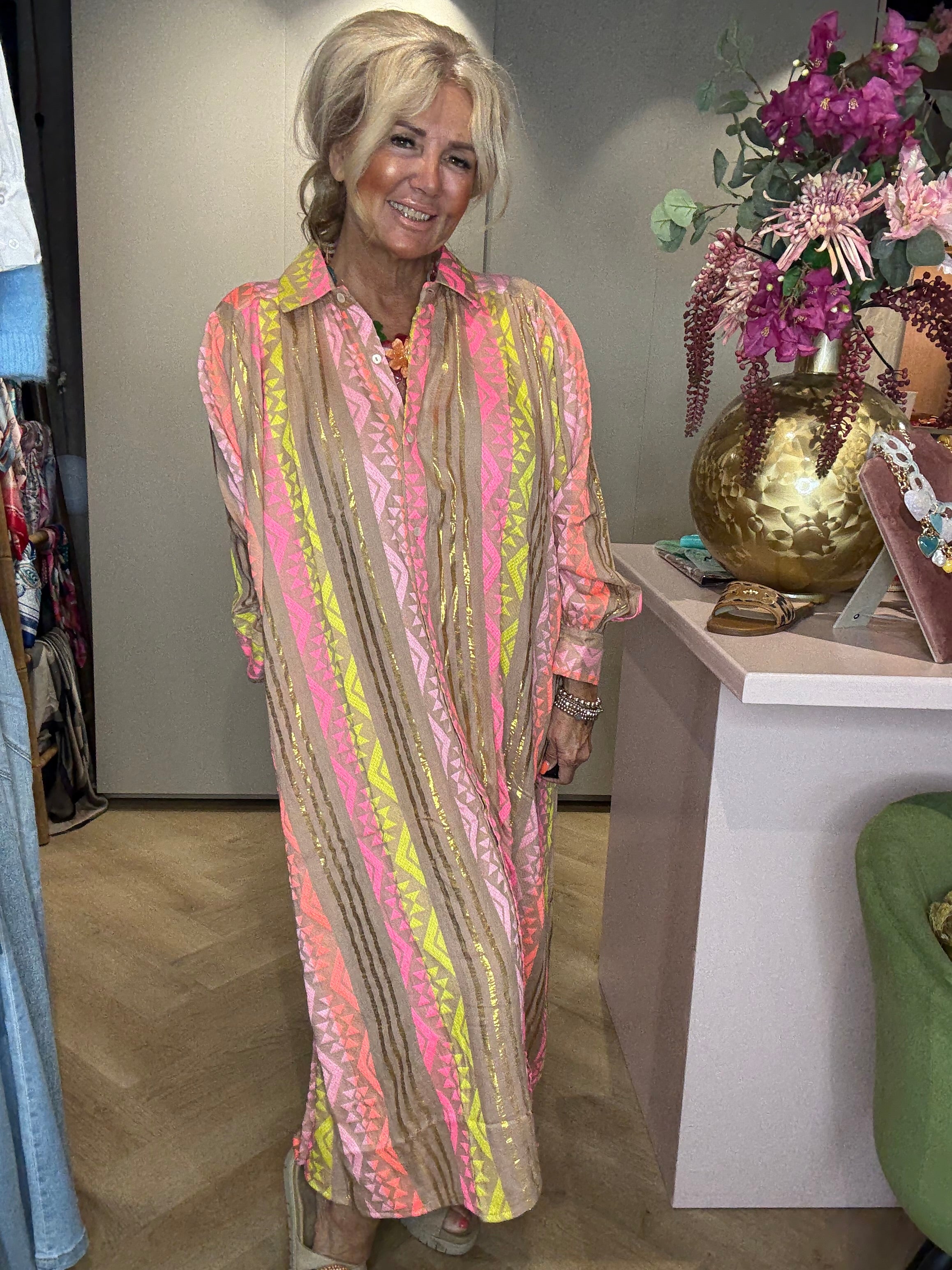 Jurk Sunset vibe Multicolor 🤩